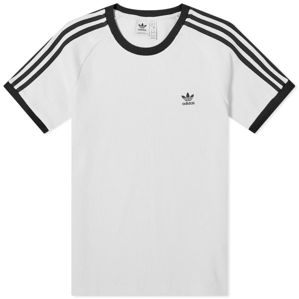 

Тонкая футболка с 3 полосками Adidas