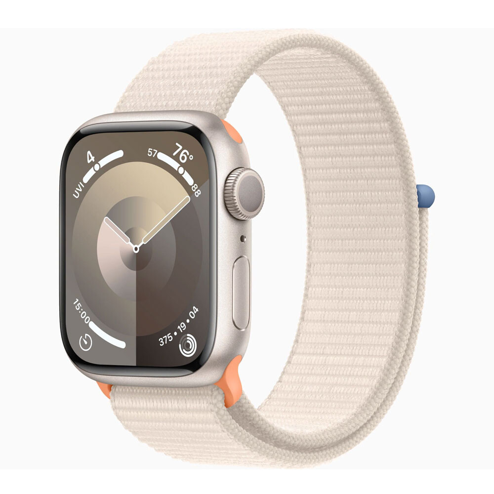 

Умные часы Apple Watch Series 9 (GPS), 41мм, Starlight Aluminum Case/Starlight Sport Loop - Onesize, Бежевый, Умные часы Apple Watch Series 9 (GPS), 41мм, Starlight Aluminum Case/Starlight Sport Loop - Onesize