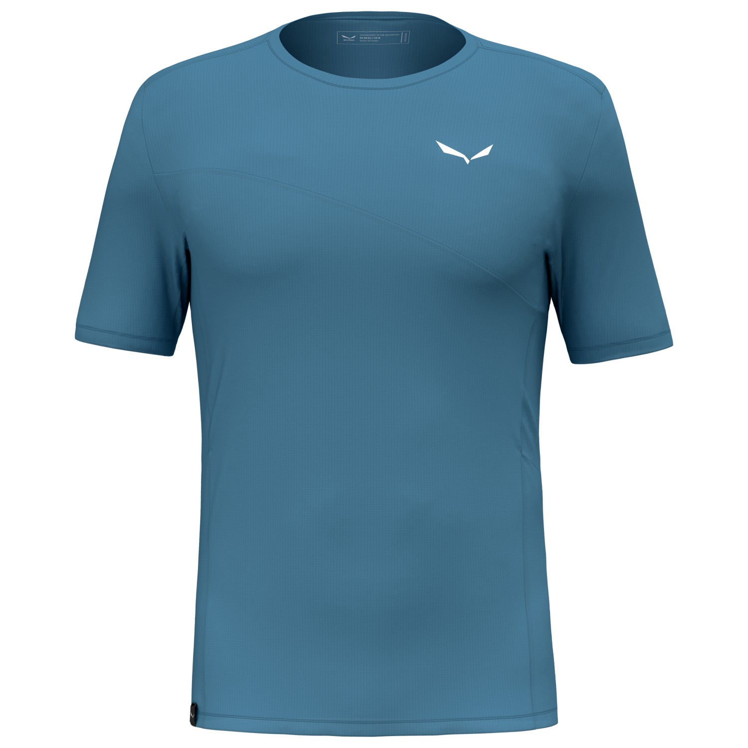 топ sporty Функциональная рубашка Salewa Puez Sporty Dry T Shirt, цвет Cendre Blue