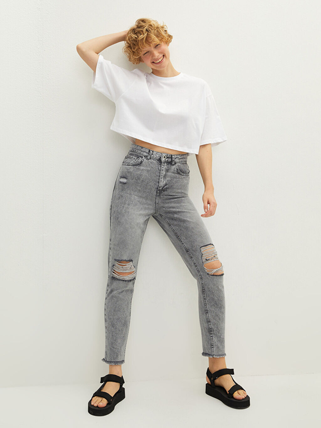 

Женские джинсы Rodeo с завышенной талией и карманами с высокой талией LCW Jeans