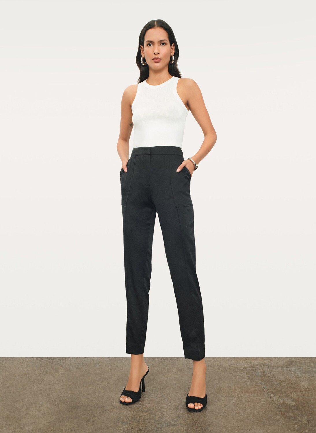 

Брюки шелковые Donna Karan, Черный