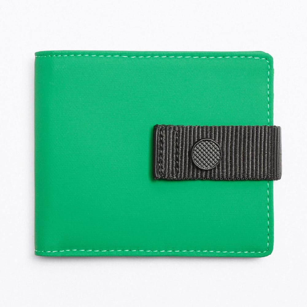 

Бумажник Zara Rubberised, черный/зеленый