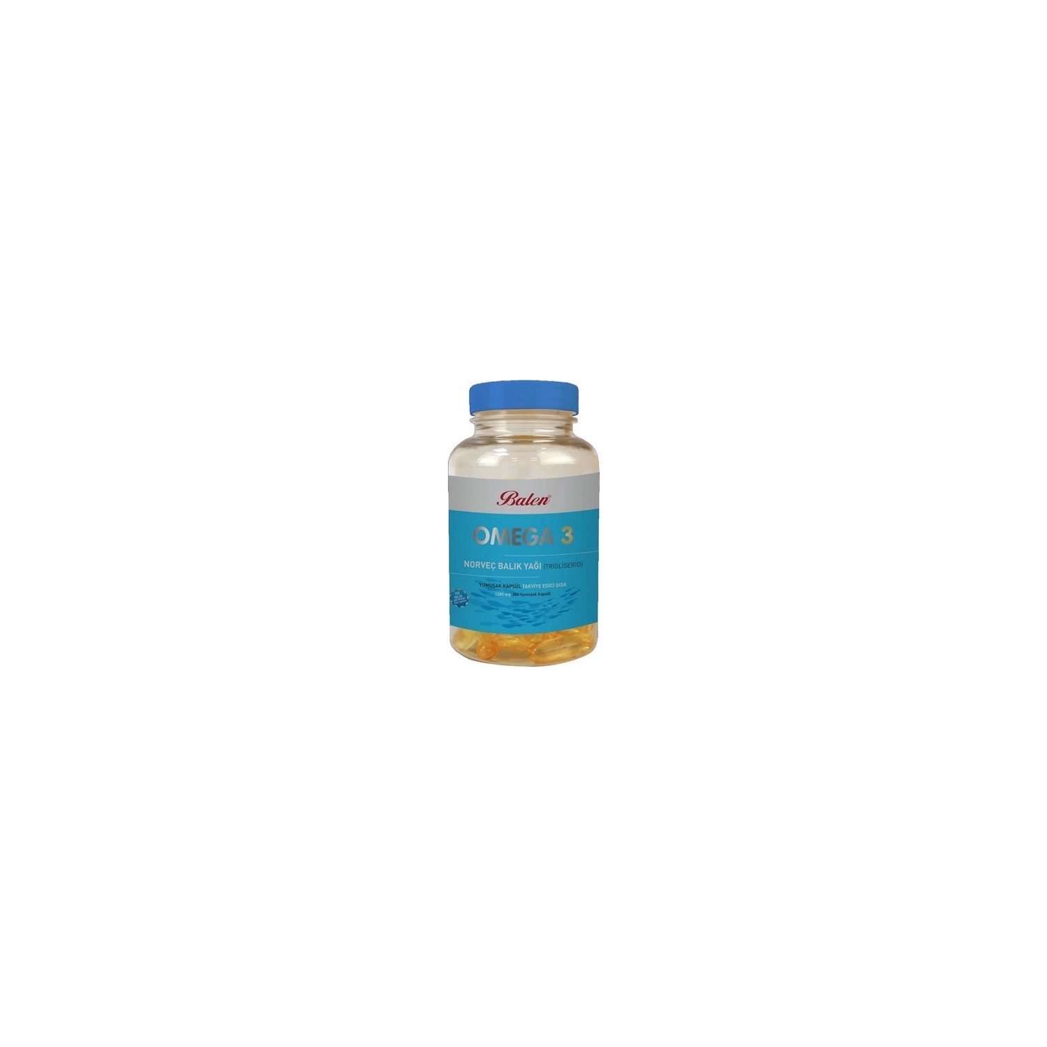 цена Рыбий жир Balen Omega 3, 200 капсул, 1380 мг
