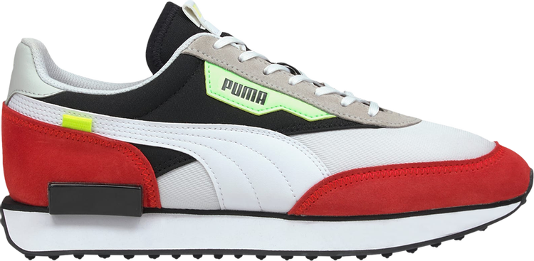 

Кроссовки Puma Future Rider Retro White High Risk Red, красный