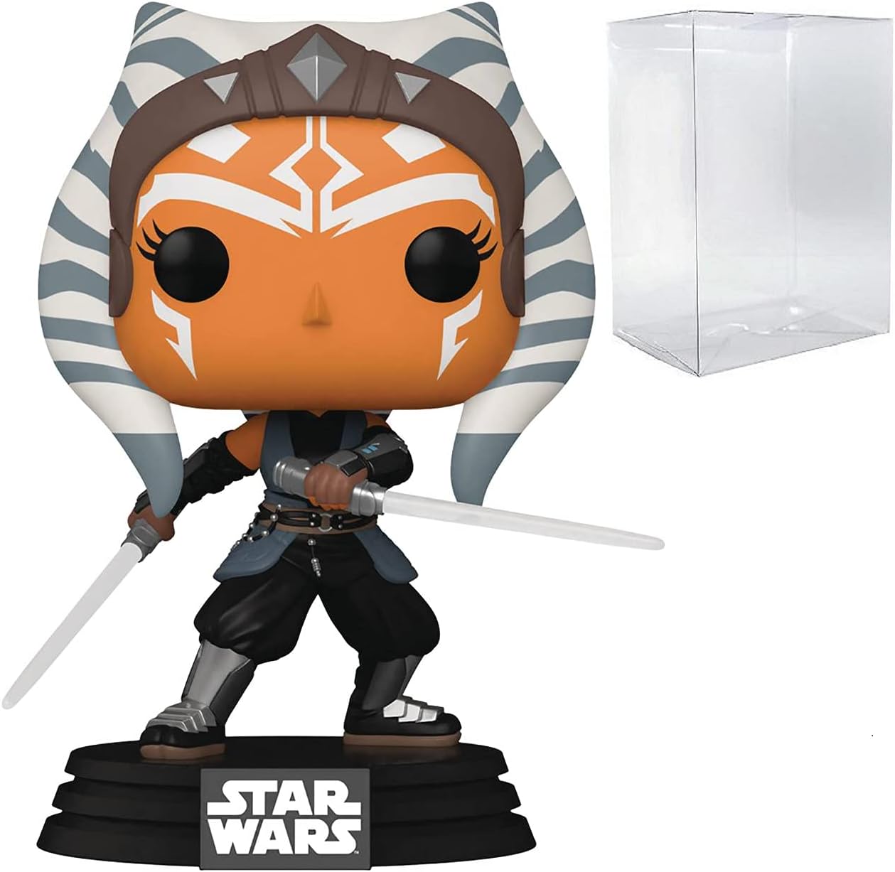 Фигурка Funko POP! Star Wars: The Mandalorian - Ahsoka Tano with  Lightsabers – заказать с доставкой из-за рубежа через онлайн-сервис  «CDEK.Shopping»