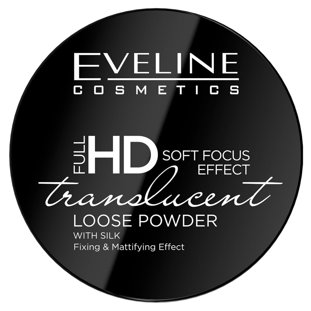 

Eveline Cosmetics Рассыпчатая пудра Full HD Soft Focus Фиксирующая и матирующая рассыпчатая пудра с шелком 6г