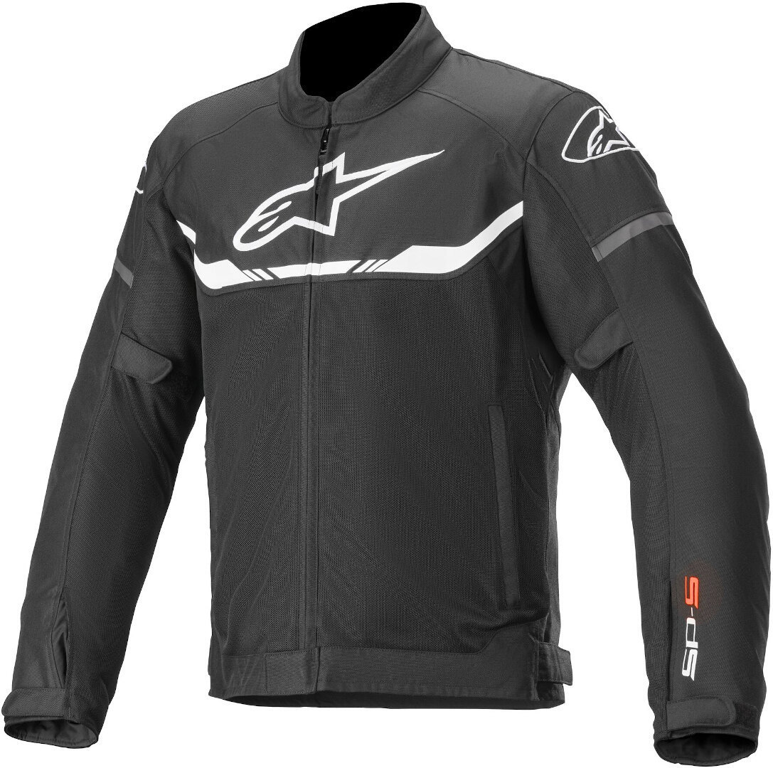Мотоциклетная текстильная куртка Alpinestars T-SPS Air, черный/белый