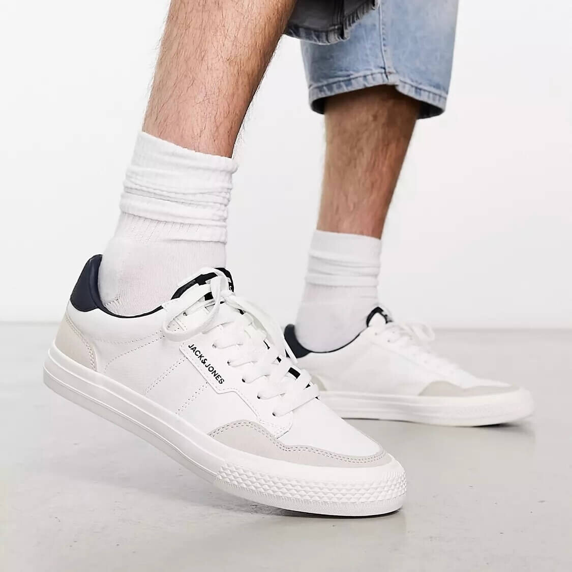 

Кроссовки Jack & Jones Canvas With Contrast Panels, белый