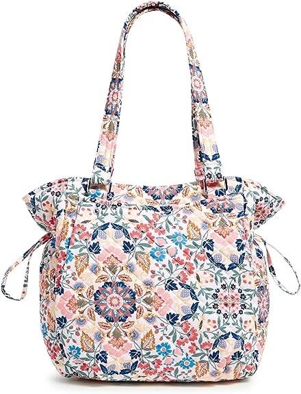 

Женская хлопковая сумочка-сэтчел Vera Bradley Glenna, цветочный принт