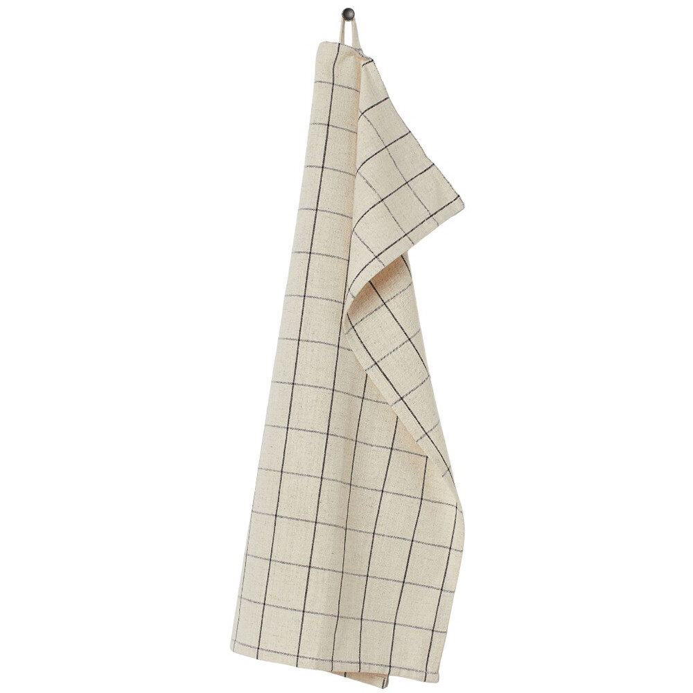 

Полотенце кухонное H&M Home Checked, бежевый