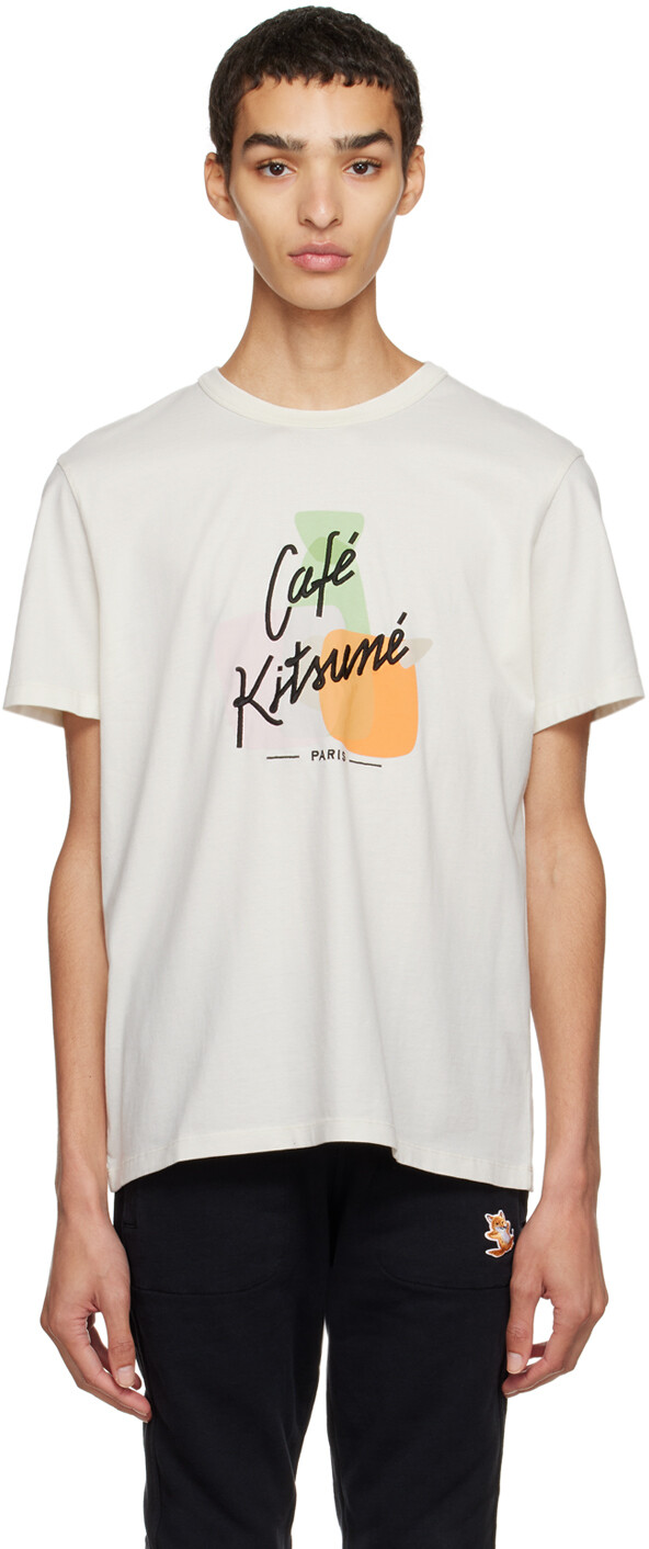 

Футболка Off-White Pastel Composition Maison Kitsuné