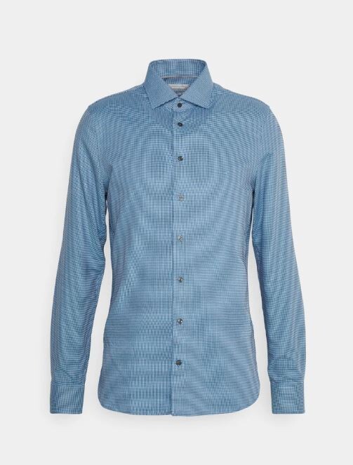 

Рубашка на пуговицах Michael Kors Mini Square Dobby Slim Fit Elegant, синий