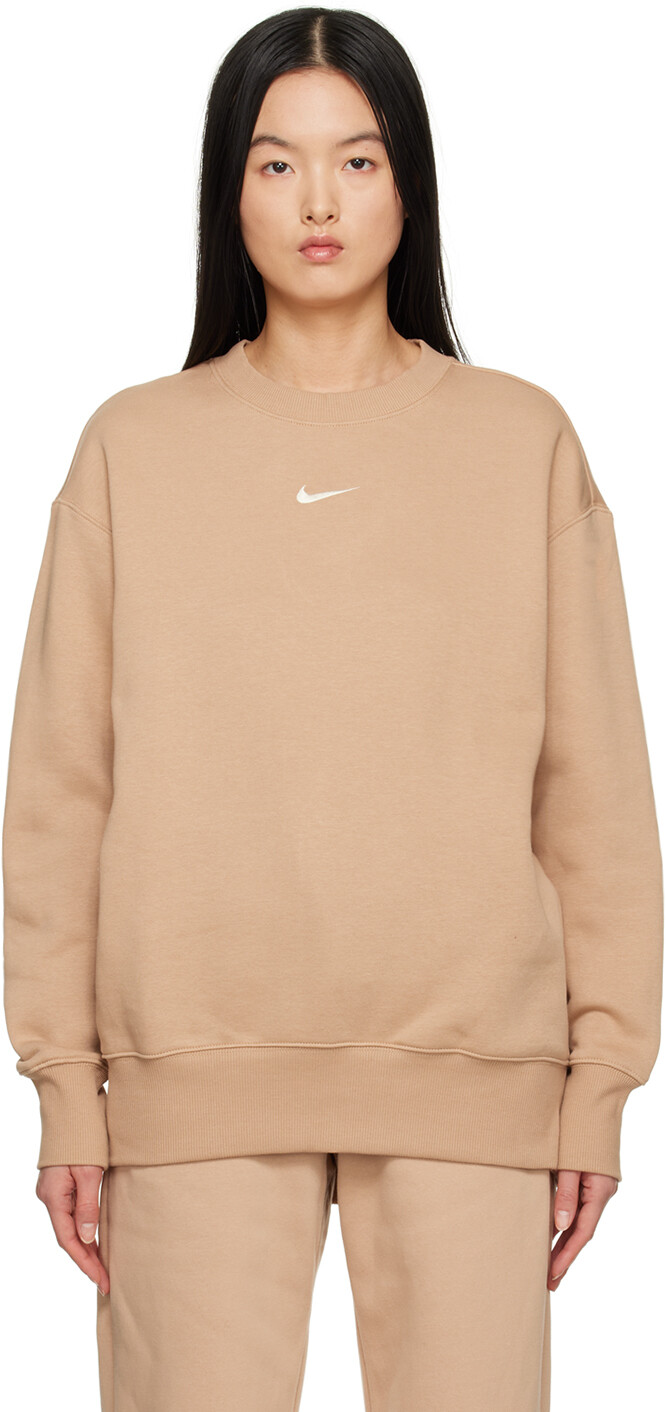 

Коричневый свитшот с фениксом Nike