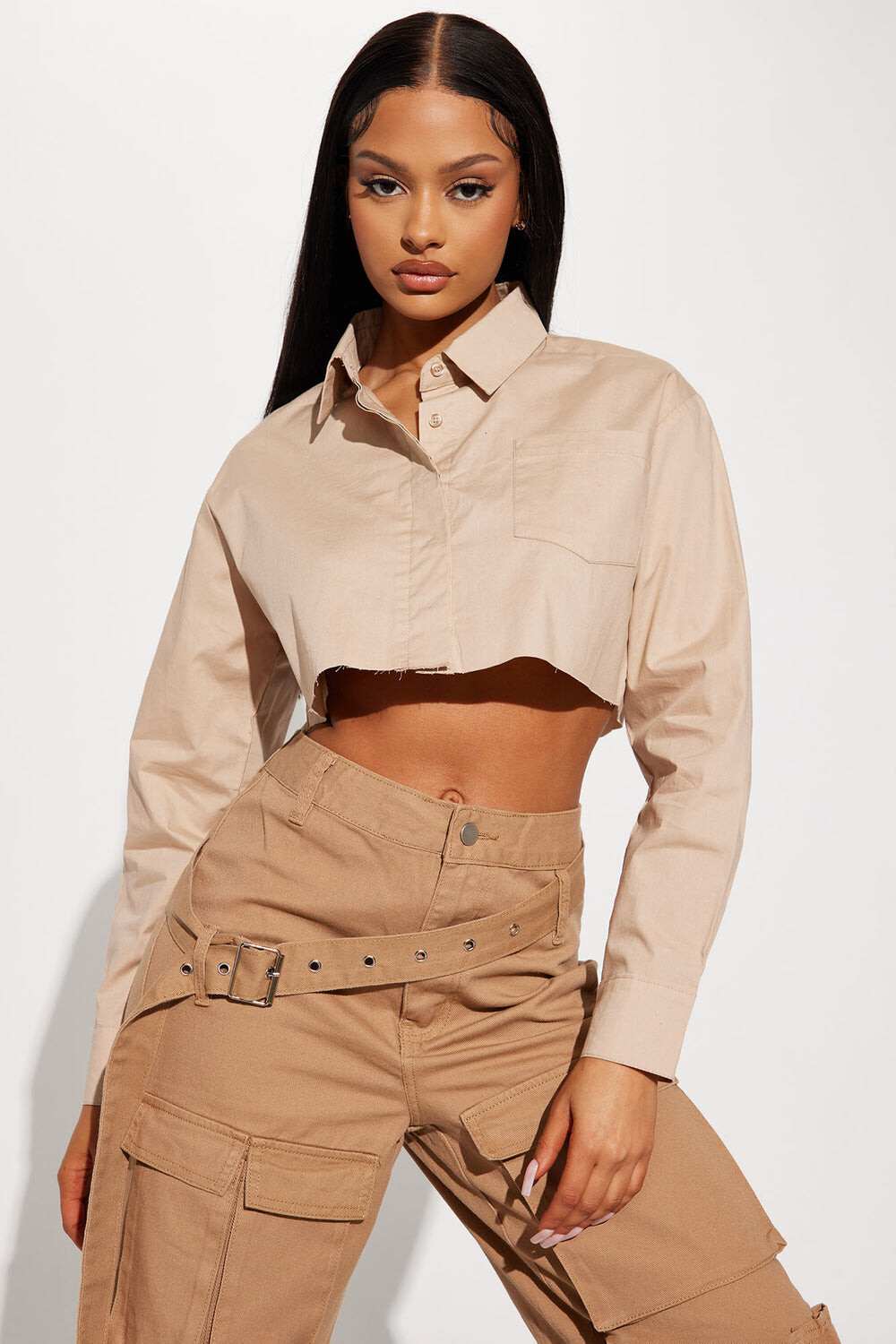 

Рубашка Fashion Nova IT10797, серо-коричневый