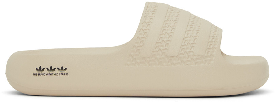 

Бежевые шлепанцы Adilette Ayoon Adidas Originals