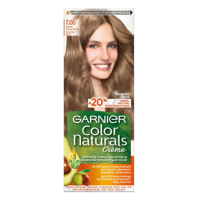 

Garnier Крем-краска для волос Color Naturals Creme 7.00 Deep Dark Blonde