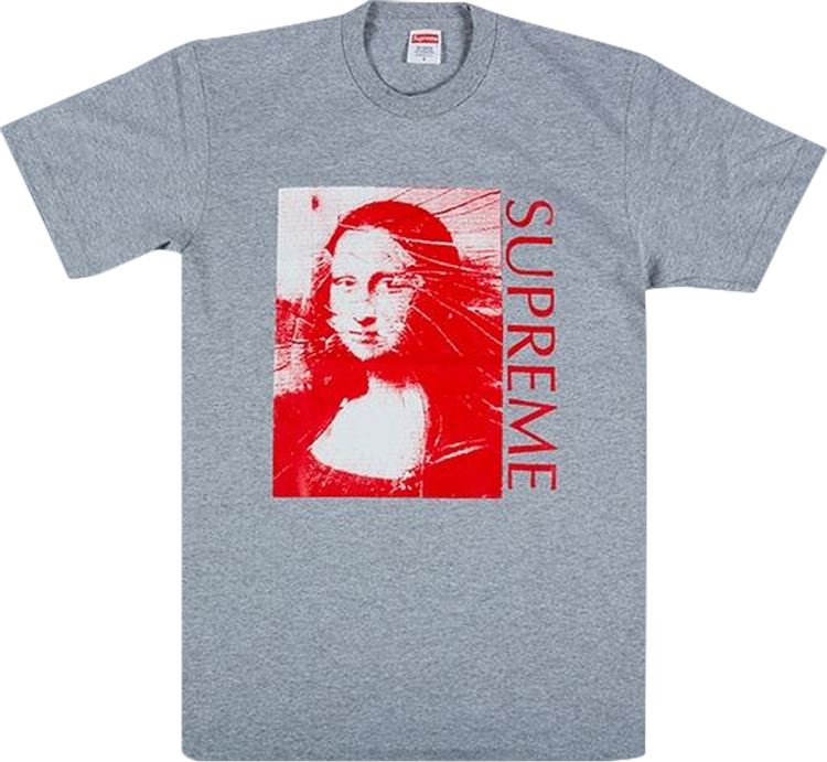 

Футболка Supreme Mona Lisa T-Shirt 'Grey', серый