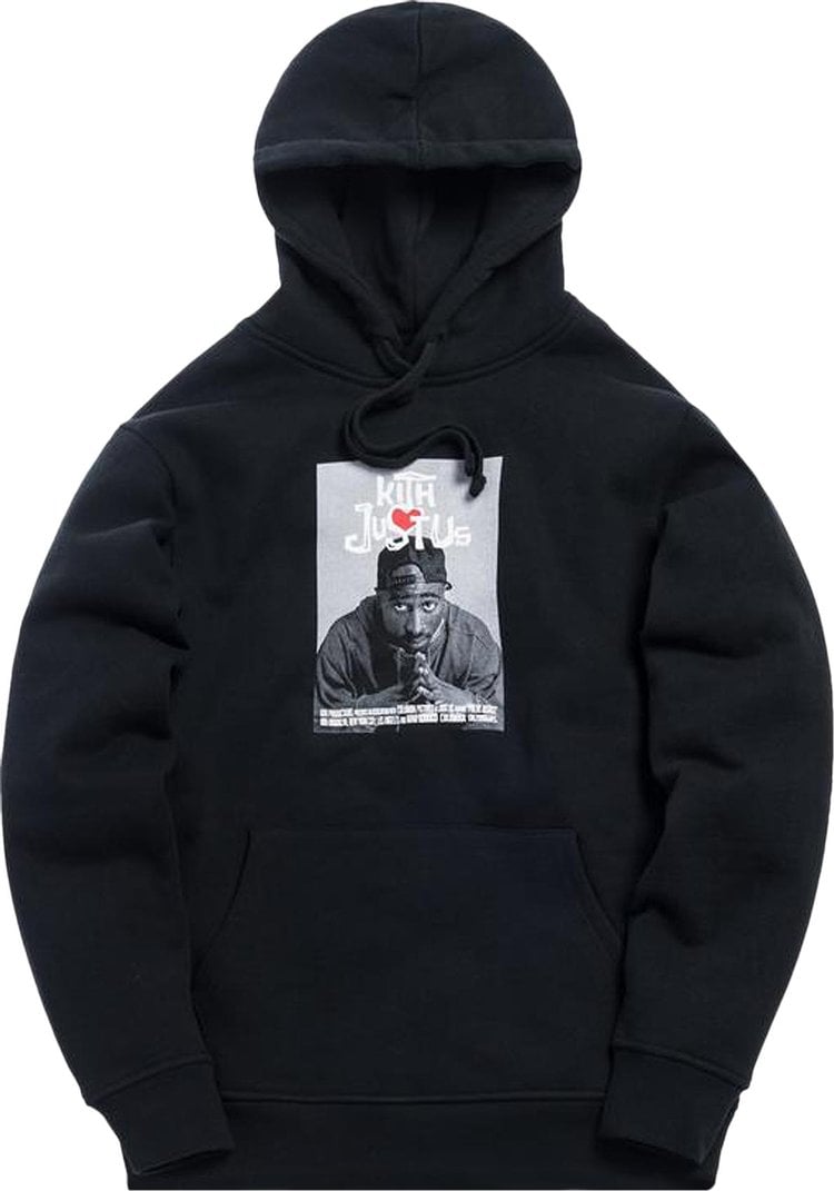 Худи Kith x Poetic Justice Hoodie 'Black', черный - фото