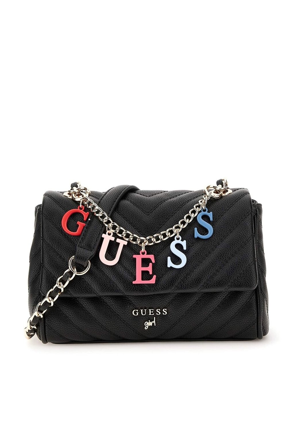 

Сумка через плечо LOGO-SCHRIFTZUG Guess, черный