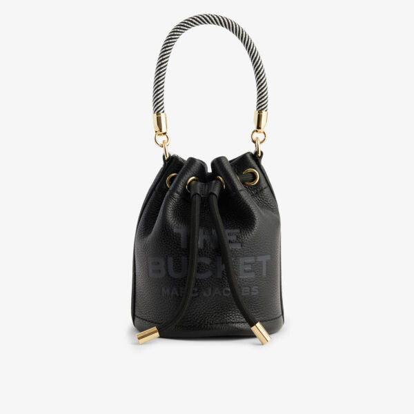 

Кожаная мини-сумка-ведро Marc Jacobs, черный