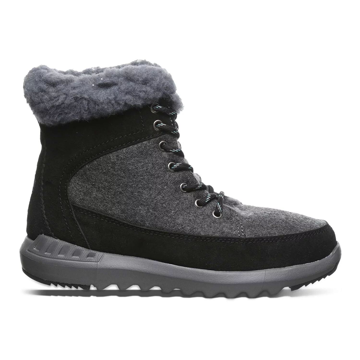 

Женские замшевые ботинки Bearpaw Cheryl Bearpaw, черный/серый