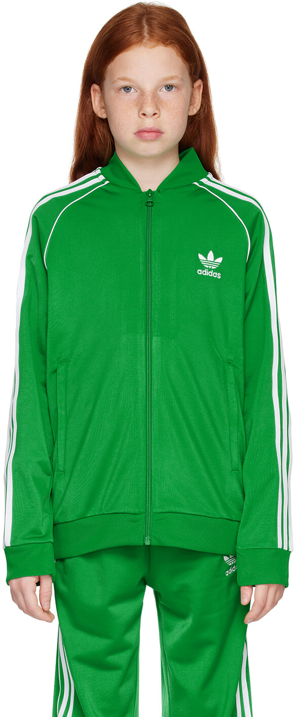 

adidas Kids Kids Зеленая спортивная куртка Adicolor SST Big Kids