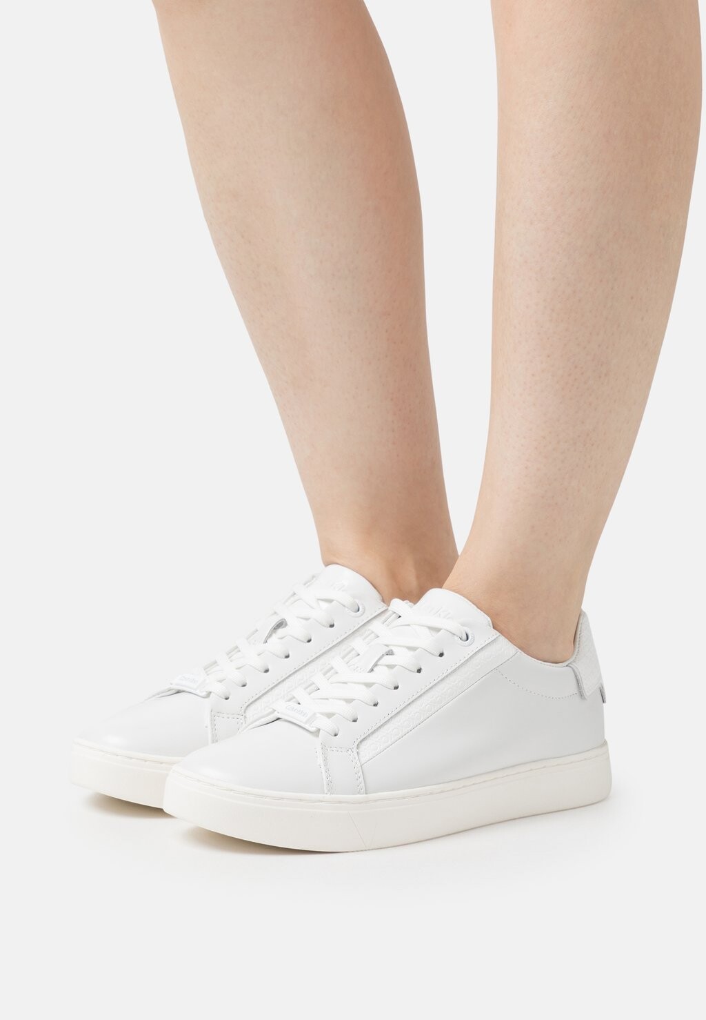 

Кроссовки Calvin Klein CLEAN CUP LACE UP, цвет bright white