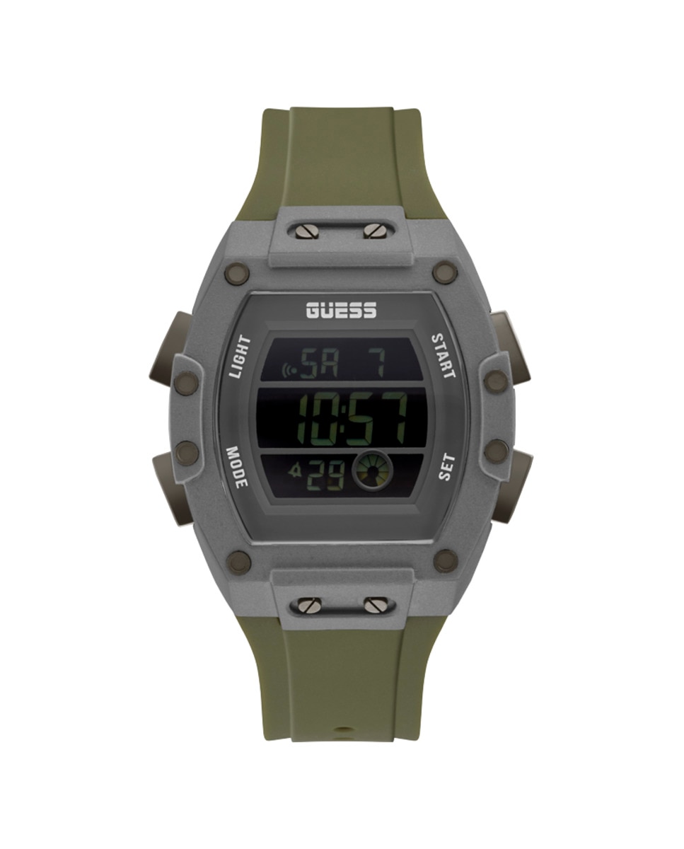Мужские часы Phoenix GW0340G3 из силикона и зеленого ремешка Guess, зеленый мужские светодиодный часы мужские цифровые часы мужские часы силиконовые электронные часы мужские часы reloj hombre hodinky relogio masculino