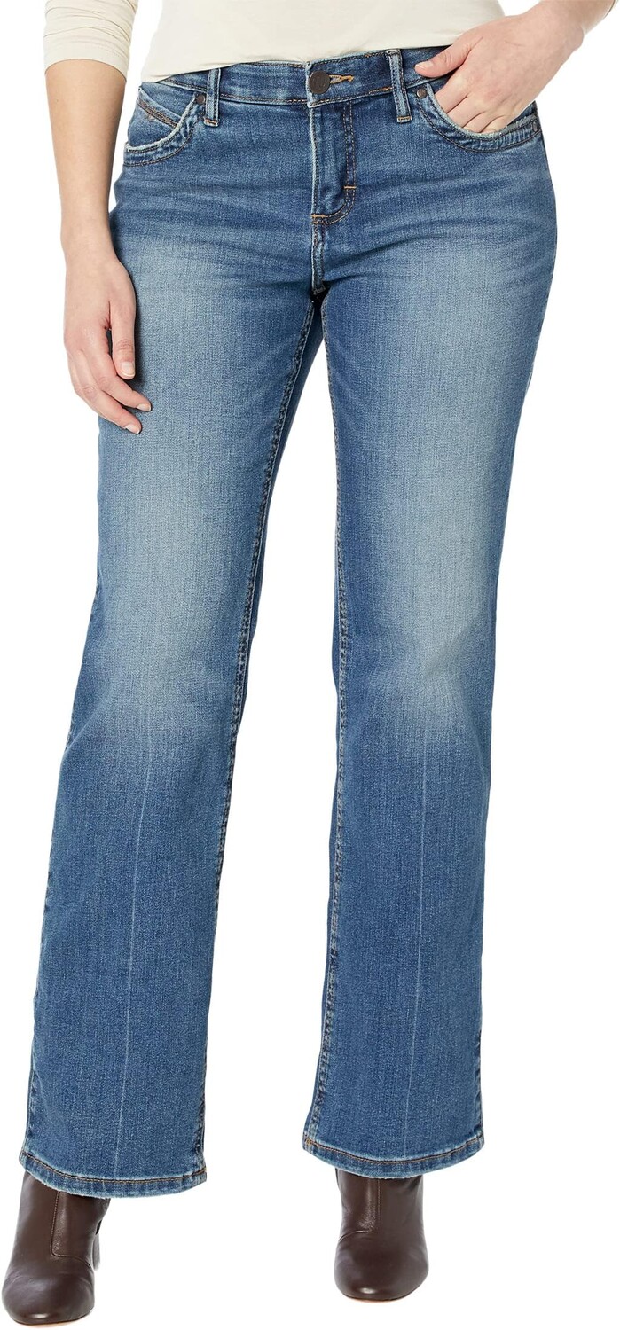 

Джинсы Qbaby Mid-Rise Bootcut in Sally Wrangler, цвет Sally