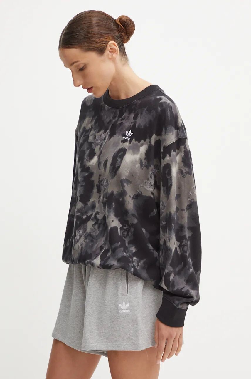 

Хлопковая толстовка adidas Originals, черный