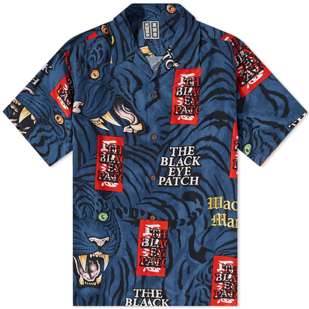 

Рубашка Wacko Maria x BlackEyePatch Short Sleeve Hawaiian Shirt