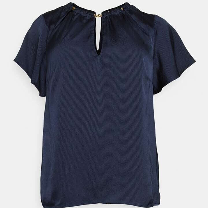 

Блузка Michael Kors Chain Top, темно-синий