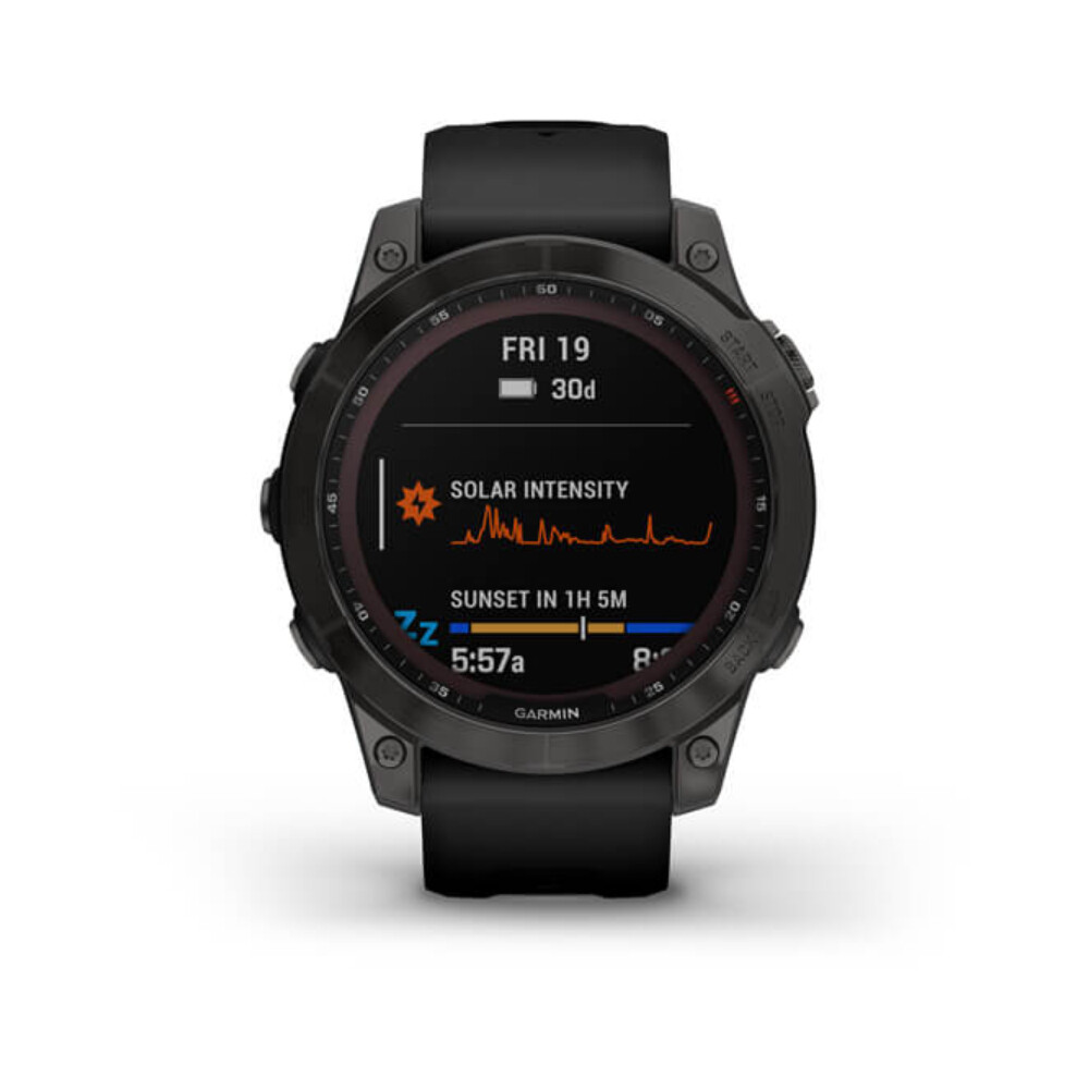 

Умные часы Garmin Fenix 7 Sapphire Solar Edition, 1.3", Wi-Fi, темно-серый