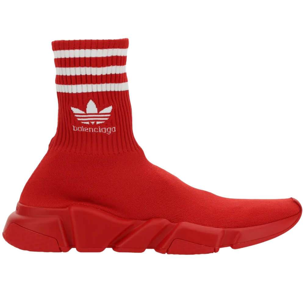 

Кроссовки Balenciaga X Adidas Speed, красный/белый