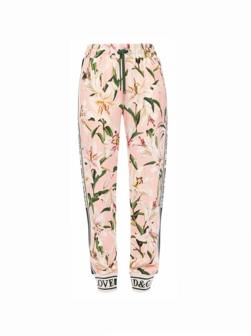 

Джоггеры с цветочным принтом Dolce&Gabbana, Белый