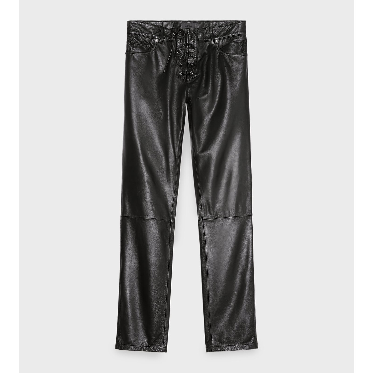 

Мужские брюки Zara Steven Meisel Leather Lace-up, черный