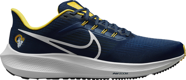 Кроссовки Nike NFL x Air Zoom Pegasus 39 'Los Angeles Rams', синий - фото