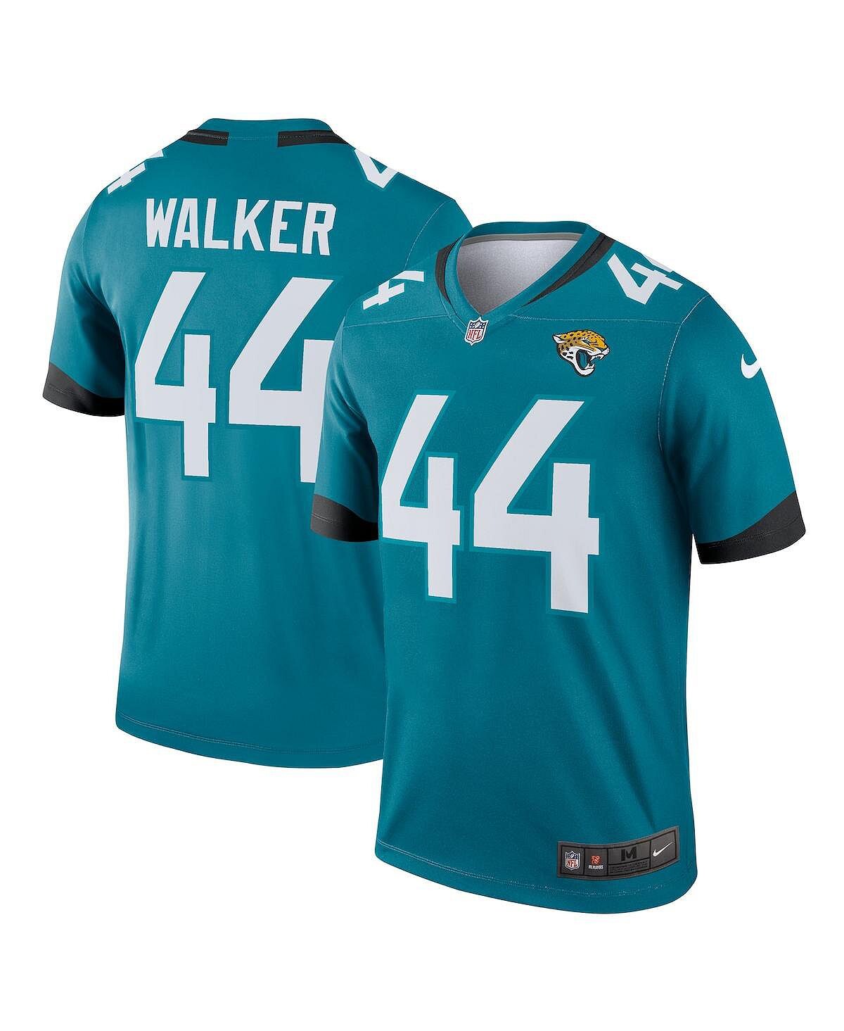 

Мужская футболка travon walker teal jacksonville jaguars legend jersey Nike, бирюзовый