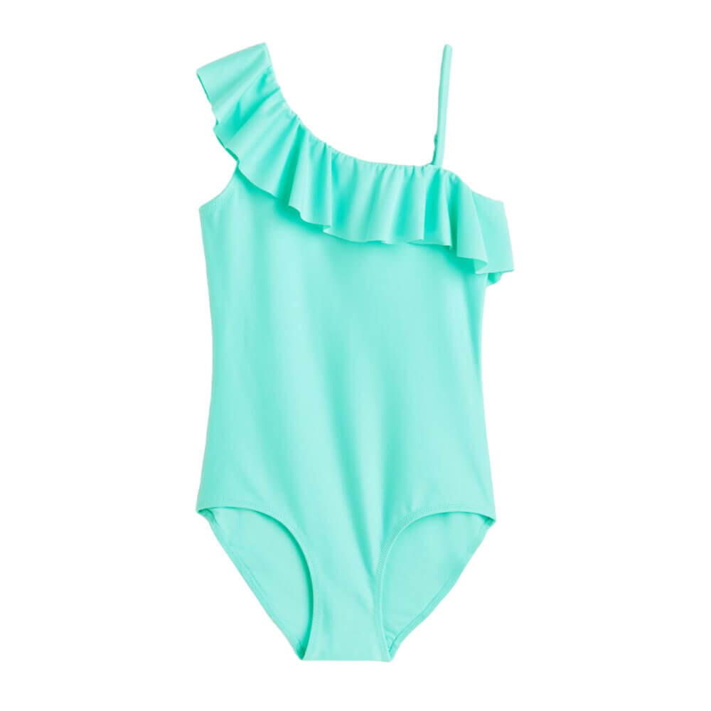 

Купальник на одно плечо H&M, бирюзовый