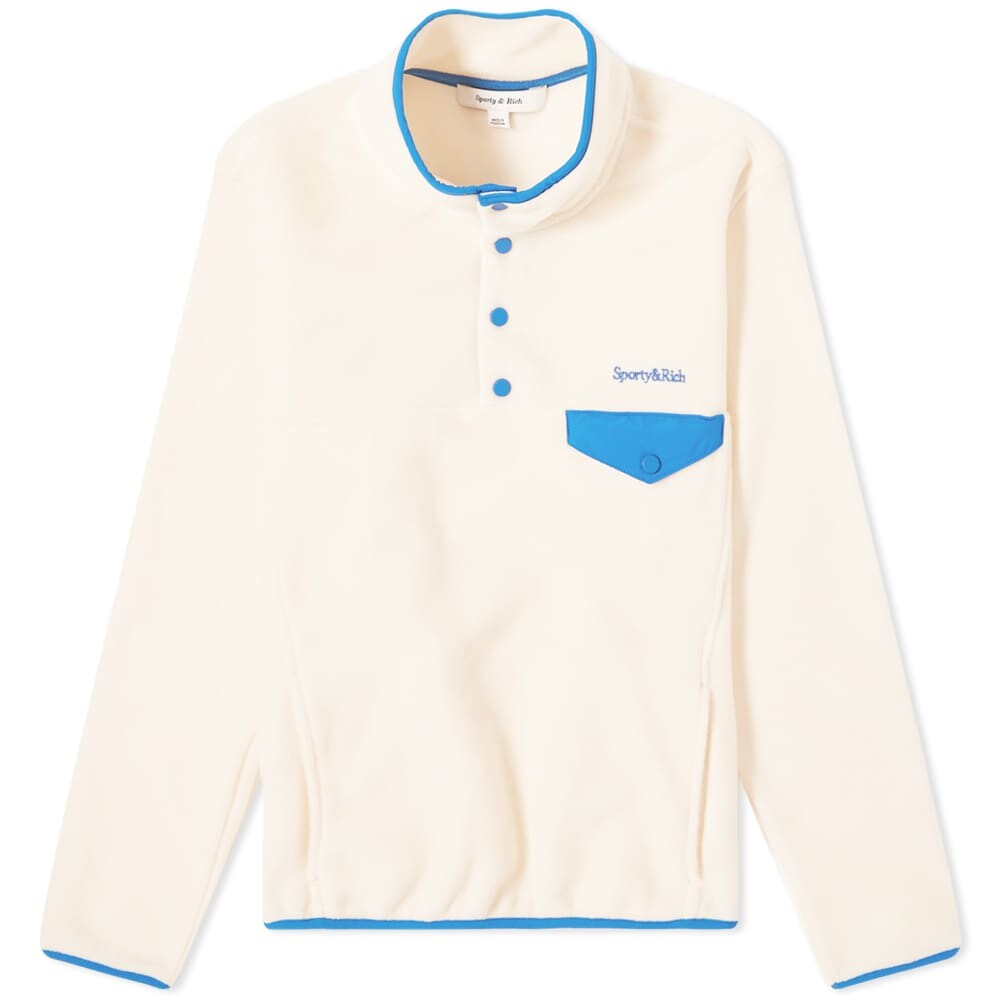 

Джемпер Sporty & Rich Serif Logo Polar Sweat