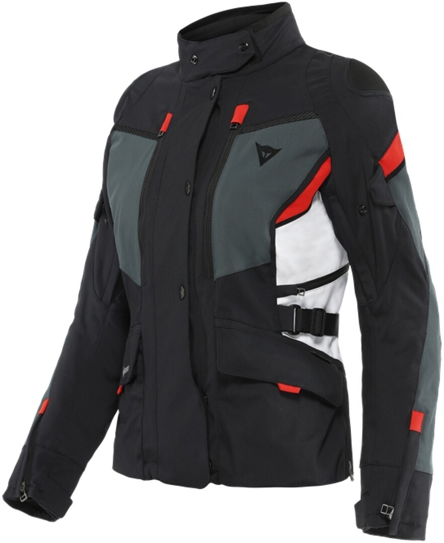 

Dainese Carve Master 3 Gore-Tex Дамы Мотоцикл Текстильная куртка, черный/серый/красный