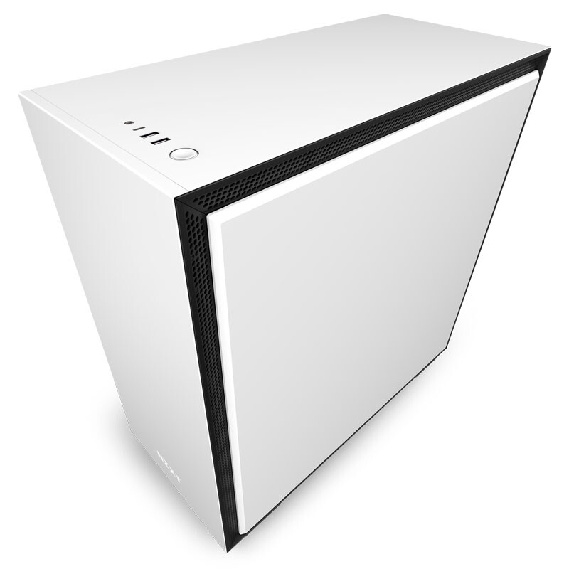 

Корпус NZXT H710, Mid Tower, белый/черный