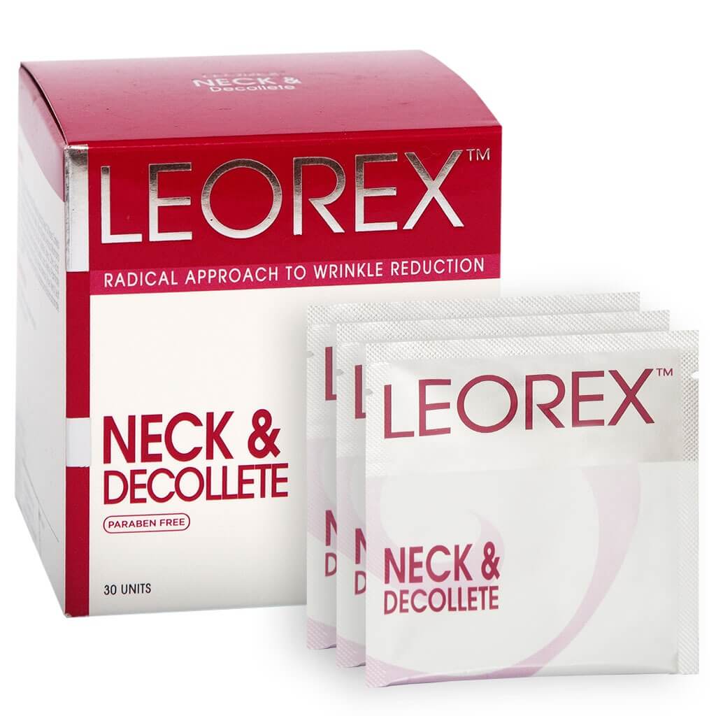 Бустер (маска) для шеи и зоны декольте Leorex Neck & Decollete, 30 сашетов