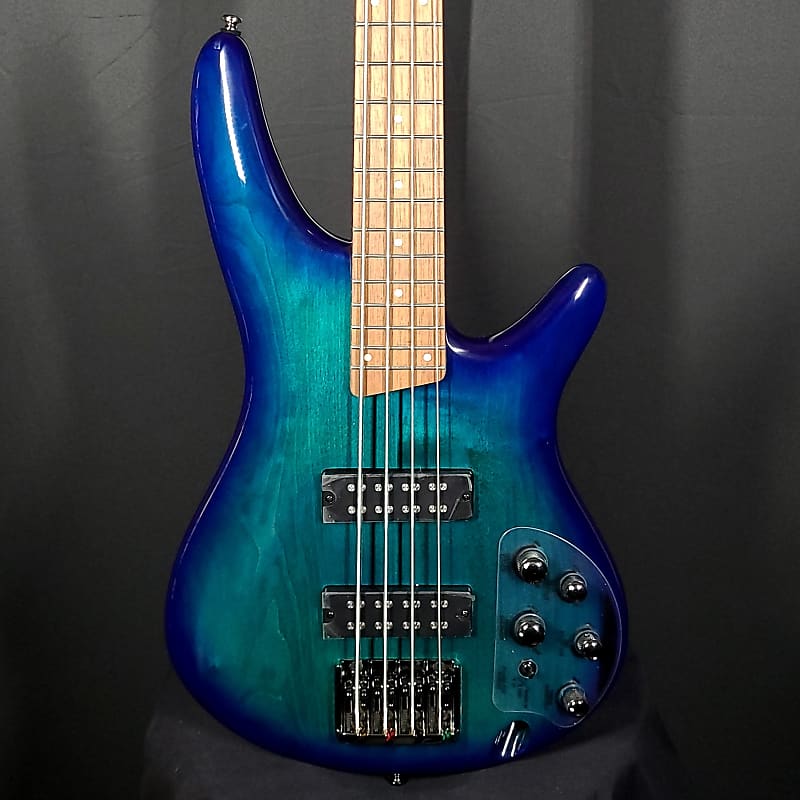 цена Ibanez Standard Series SR370E-SPB 4-струнная бас-гитара цвета сапфирового синего цвета #546 Standard Series SR370E-SPB Sapphire Blue 4-String Bass Guitar #546
