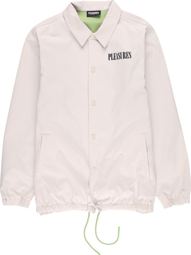 

Куртка Pleasures Bended Coach Jacket 'Off White', белый