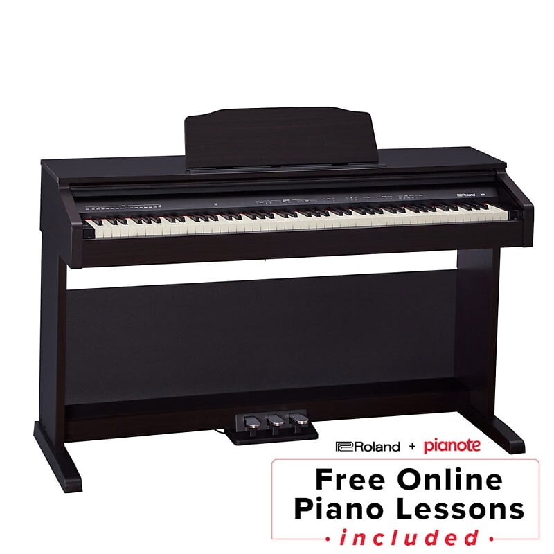 

Цифровое пианино Roland RP-30 со стойкой и педалями — отделка под дерево RP-30 Digital Upright Piano with Stand and Pedals