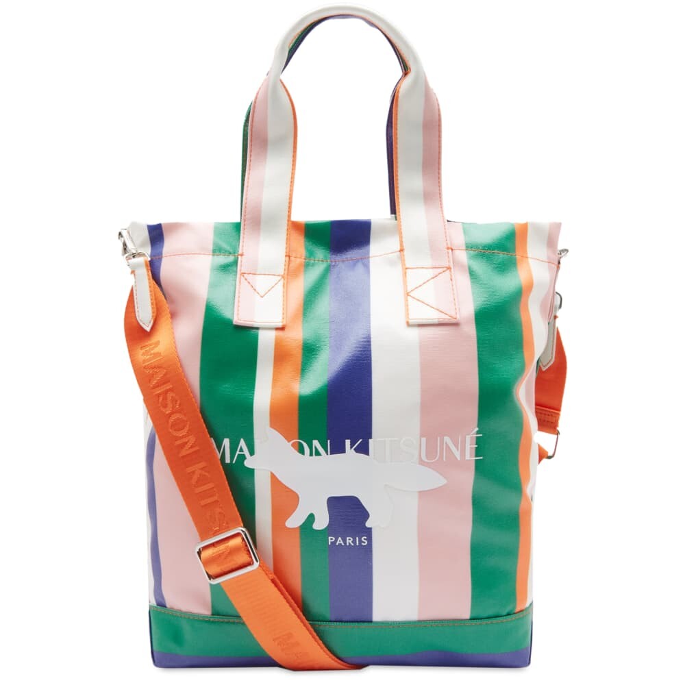 

Сумка Maison Kitsune Stripes North South Tote