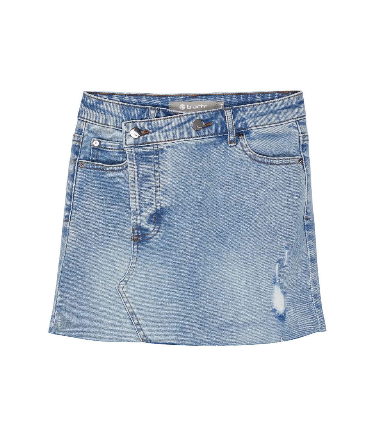 цена Юбка Tractr Kids, Overflap Denim Skirt