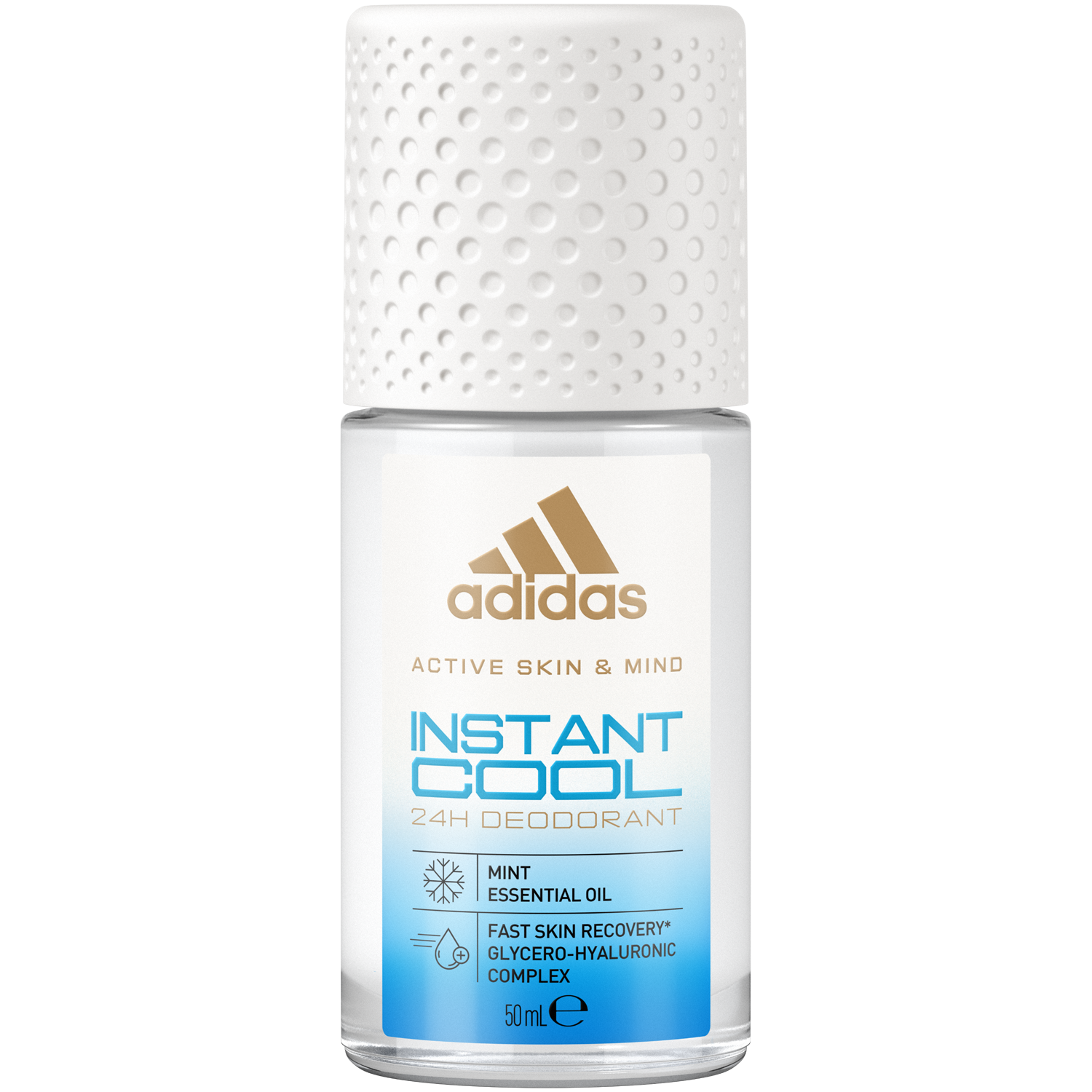 Adidas Active Skin&Mind Instant Cool шариковый дезодорант унисекс, 50 ​​мл