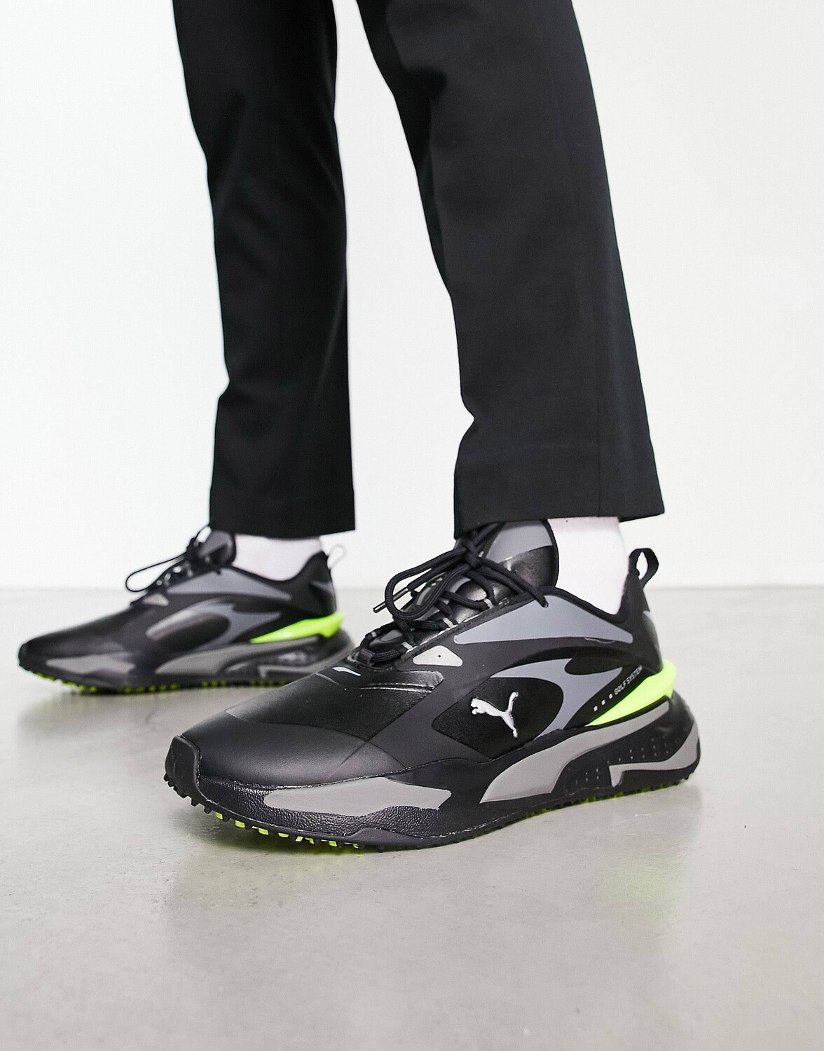 

Черные кроссовки Puma Golf GS-Fast
